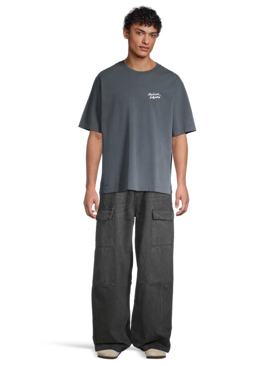 Maison Kitsuné - Handwriting Faded Oversize t-paita - TURBULENCE FADED | Stockmann - photo 2