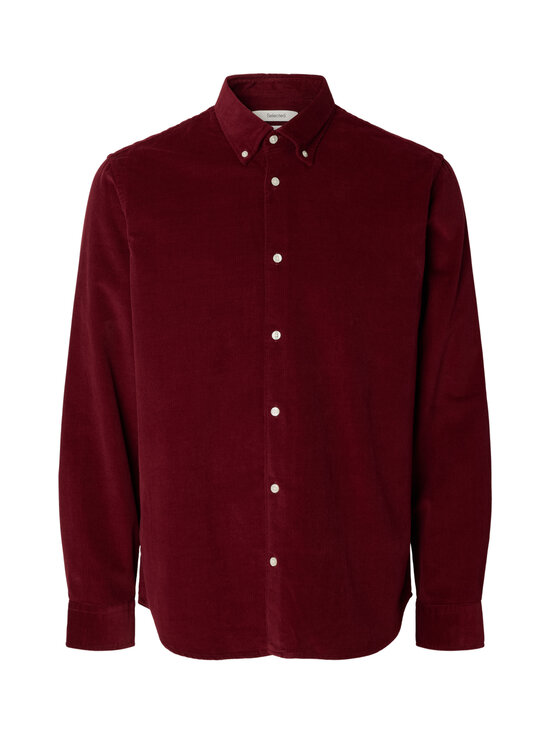 Selected - SlhRegdanni Cord -kauluspaita - TAWNY PORT | Stockmann - photo 1