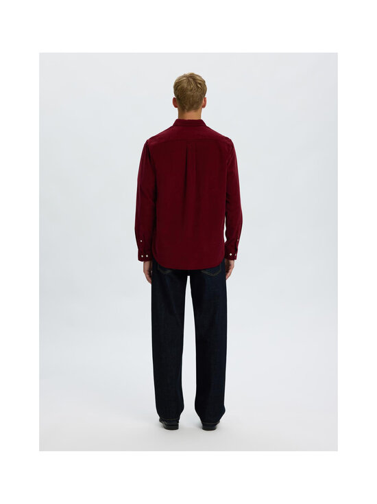 Selected - SlhRegdanni Cord -kauluspaita - TAWNY PORT | Stockmann - photo 4