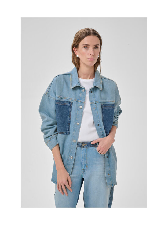 MY ESSENTIAL WARDROBE - MWMazie 139 Boxy Mix -farkkupaita - 120 LIGHT BLUE/ BLUE WASH | Stockmann - photo 5