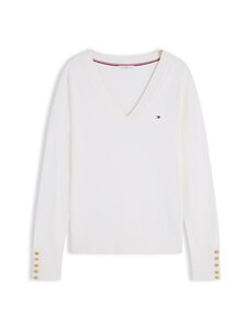 Tommy Hilfiger - Jersey Stitch -neulepusero - Z00 IVORY PETAL | Stockmann