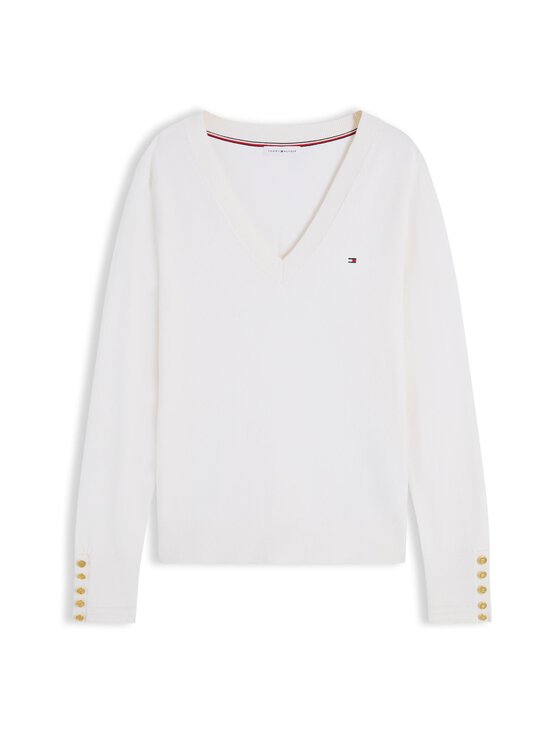 Tommy Hilfiger - Jersey Stitch -neulepusero - Z00 IVORY PETAL | Stockmann - photo 1