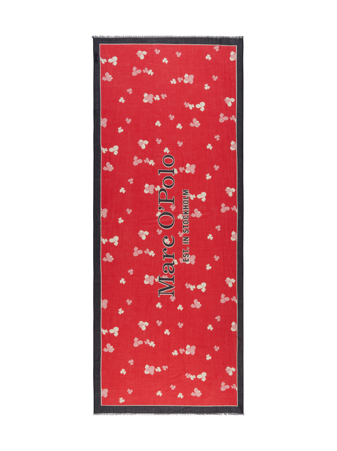 Printtikuvioitu puuvilla-modaalihuivi