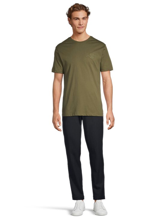 GANT - Regular Tonal Shield T-paita - 303 MOSS GREEN - photo 2 GANT - Regular Tonal Shield T-paita - 303 MOSS GREEN | Stockmann - photo 2