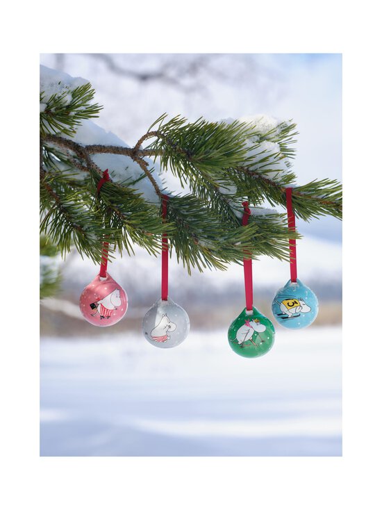 Moomin Arabia - Muumi Talviurheilu -koristepallo 4 kpl/ pkt - MULTICOLOUR | Stockmann - photo 4