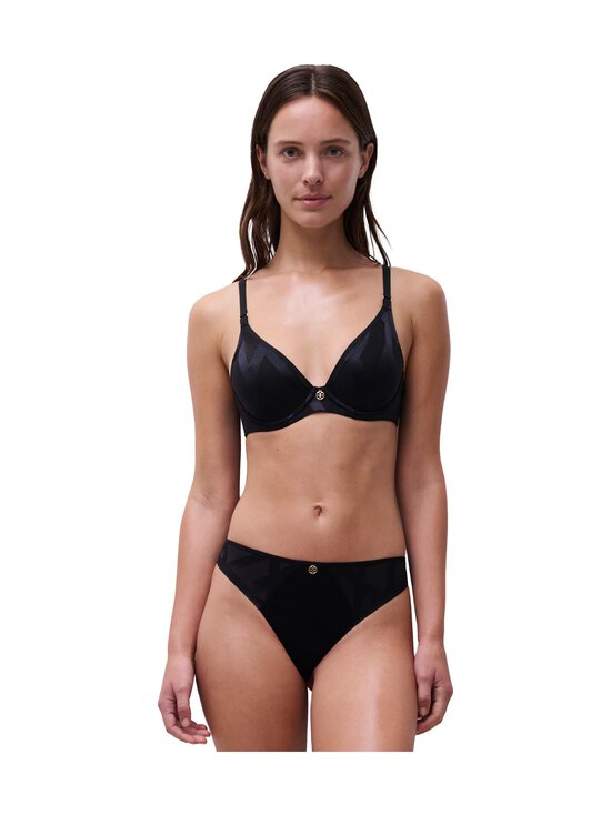 Chantelle - Glaze Underwired Covering - t-paitarintaliivit - BLACK 011 | Stockmann - photo 1