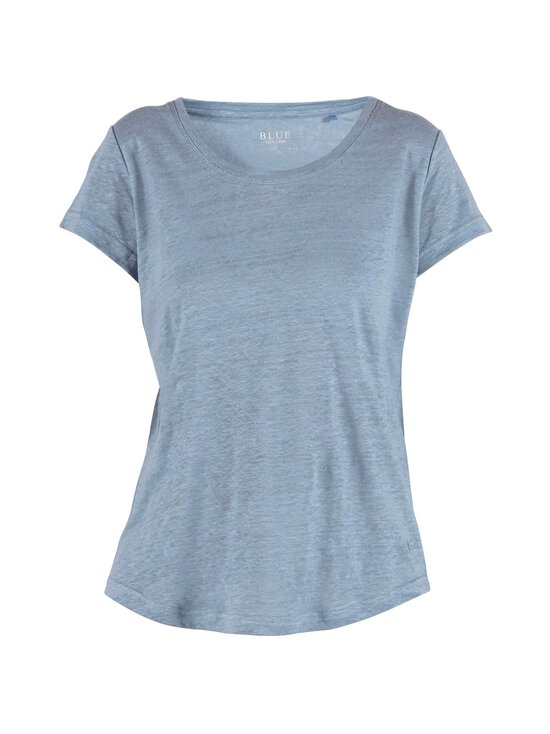 BLUE - Lotta- pellavainen t-paita - DARK SKYBLUE | Stockmann - photo 1