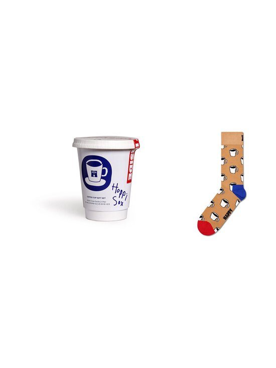 Happy Socks - Coffee Cup -sukat, lahjapakkaus - 1000 WHITE | Stockmann - photo 2