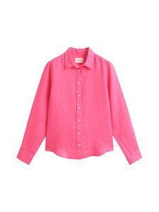 GANT - Regular lina blūze - 661 BRIGHT FUSCHIA | Stockmann
