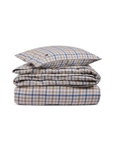 Lexington - Checked Cotton Flannel gultasveļas komplekts - 5205 MISTY BLUE/BEIGE/WHITE | Stockmann