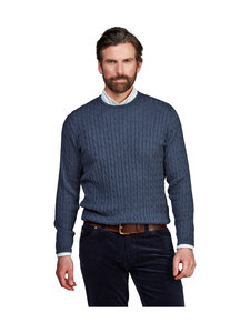HANSEN&JACOB - Kudum Crew Neck - BLUE 46 | Stockmann