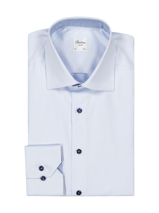 Stenströms - Slimline Cuff Contrast krekls ar apkakli - 100 LIGHT BLUE | Stockmann - photo 1