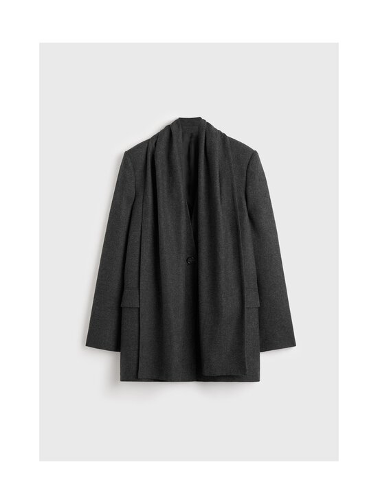 TOTEME - Scarf-bleiseri - CHARCOAL MELANGE - photo 2 TOTEME - Scarf-bleiseri - CHARCOAL MELANGE | Stockmann - photo 2
