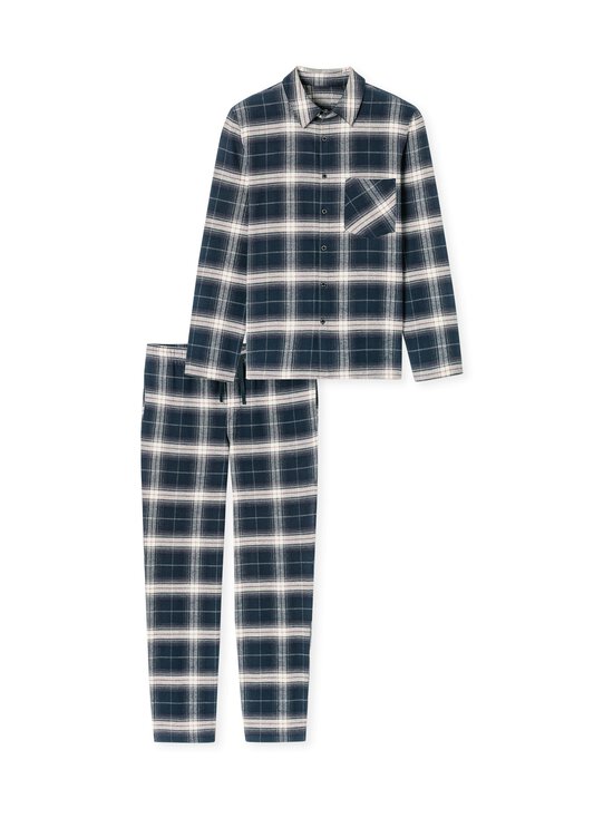 Schiesser - Long Flannel Check -pyjama - 804 NIGHTBLUE - photo 1 Schiesser - Long Flannel Check -pyjama - 804 NIGHTBLUE | Stockmann - photo 1