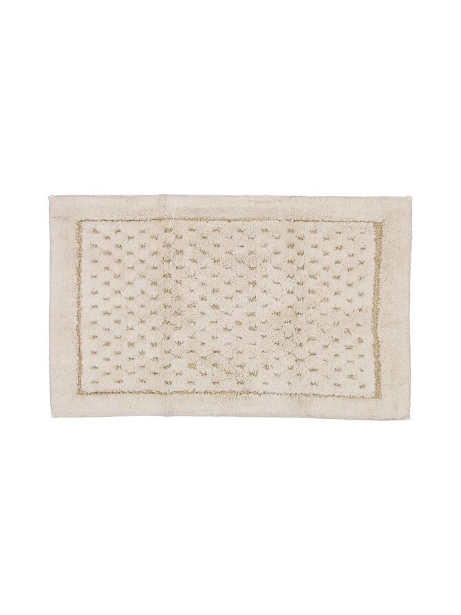 White bath mat