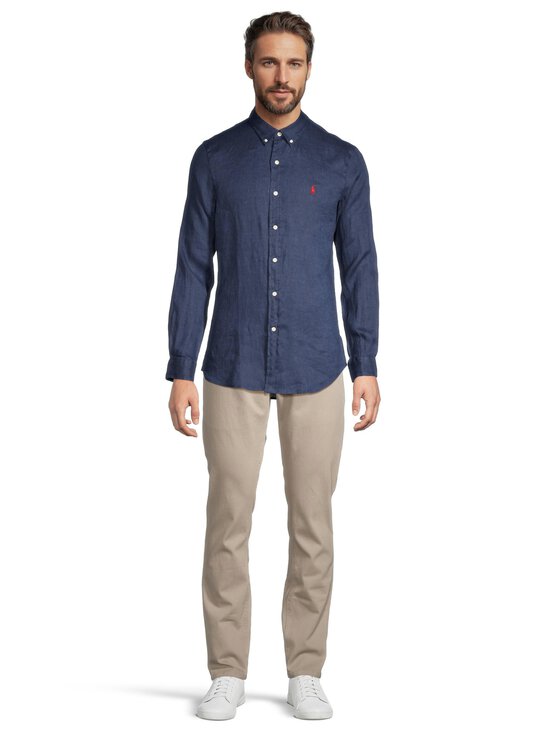 Polo Ralph Lauren - Slim Fit Sport lina krekls ar apkakli - NEWPORT NAVY - photo 2 Polo Ralph Lauren - Slim Fit Sport lina krekls ar apkakli - NEWPORT NAVY | Stockmann - photo 2
