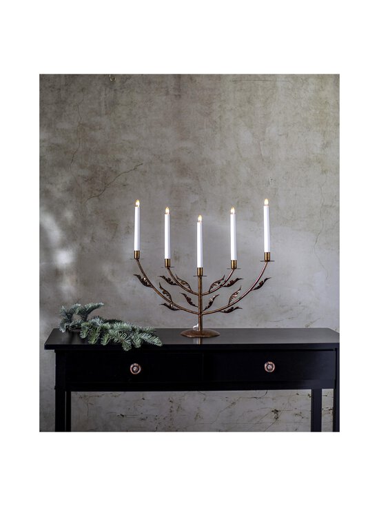 Star Trading - Grace 5 -kynttilänjalka 53,5 x 14 x 48 cm - MESSINKI | Stockmann - photo 2