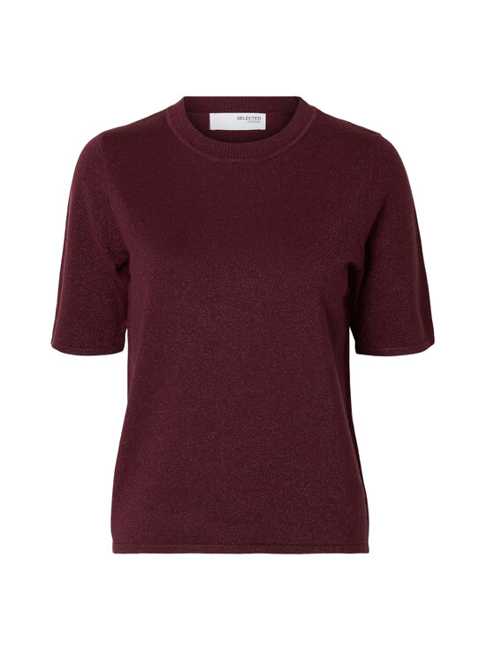 Selected - Slflura adīts džemperis ar īsām piedurknēm - FIG DETAIL:TONAL LUREX | Stockmann - photo 1