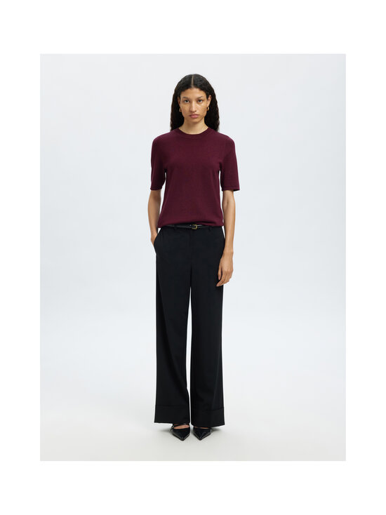 Selected - Slflura adīts džemperis ar īsām piedurknēm - FIG DETAIL:TONAL LUREX | Stockmann - photo 2