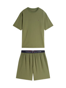 Tommy Hilfiger - Jersey Set -pyjama 2-osainen - MSH UTILITY OLIVE | Stockmann