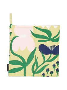 Marimekko - Palsta katlu turētājs 21.5 cm - LT.GREEN, PINK, DK.BLUE | Stockmann