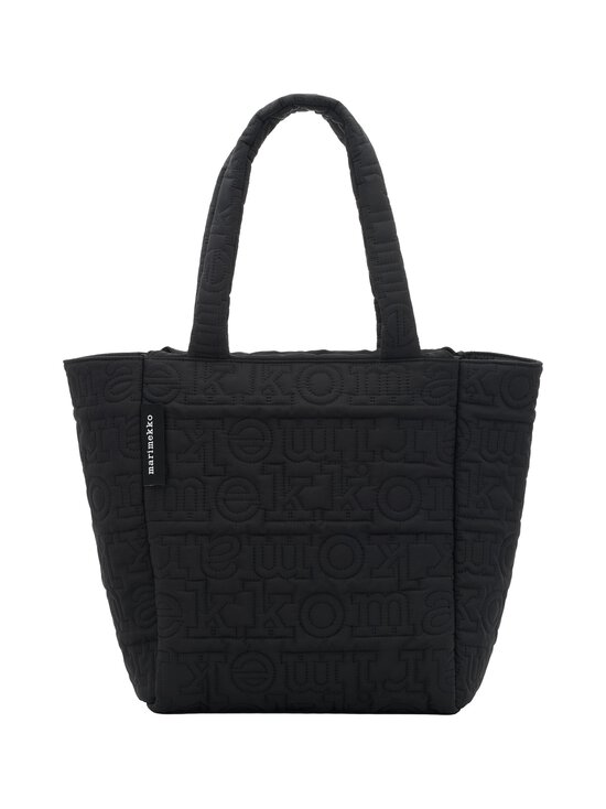 Marimekko - Joy Tote Logo M -olkalaukku - 900 BLACK | Stockmann - photo 1