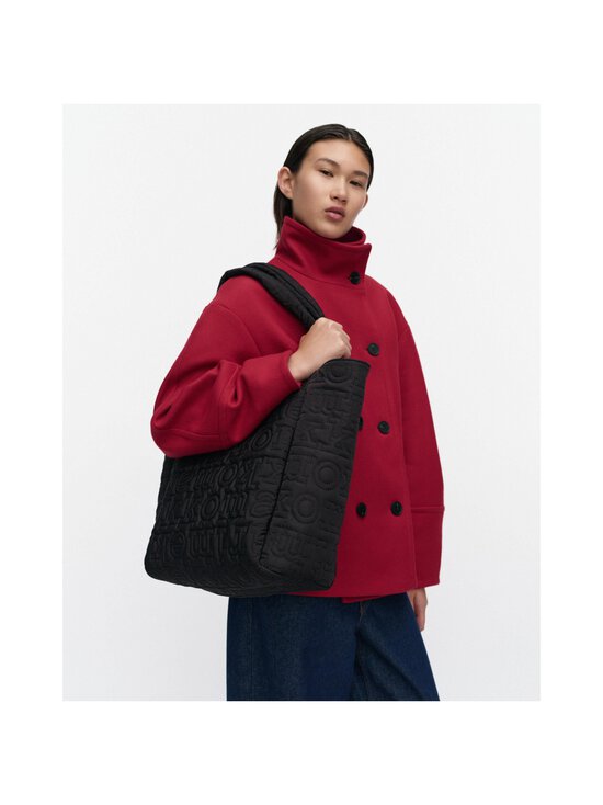 Marimekko - Joy Tote Logo M -olkalaukku - 900 BLACK | Stockmann - photo 4