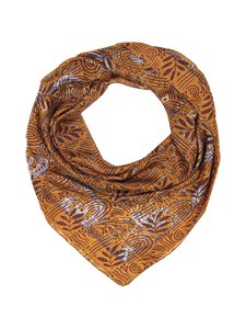 A+more - Suvi-silkkihuivi 100 x 100 cm - BROWN/BLUE A+more - Suvi-silkkihuivi 100 x 100 cm - BROWN/BLUE | Stockmann