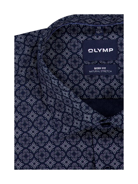 Olymp - BodyFit Tile Print -kauluspaita - 18 MARINE | Stockmann - photo 2