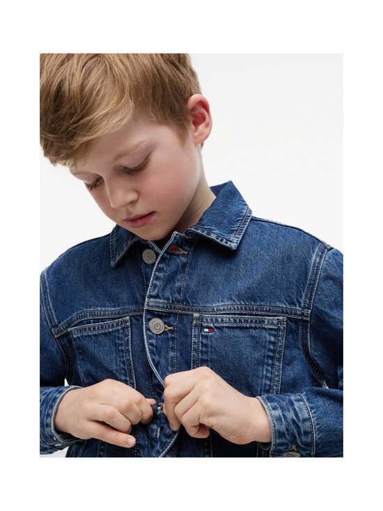 Tommy Hilfiger - Heritage Flag džinsa jaka - 1A4 DENIM MEDIUM | Stockmann - photo 6