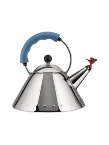 Alessi - Michael Graves 9093 tējkanna 2 l - STEEL/BLUE Alessi - Michael Graves 9093 tējkanna 2 l - STEEL/BLUE | Stockmann