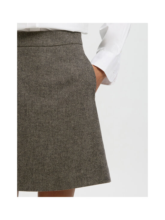 Selected - SlwReeda High Waist -hame - BROWNIE DETAIL:STRUCTURE | Stockmann - photo 5