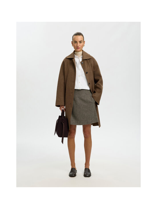 Selected - SlwReeda High Waist -hame - BROWNIE DETAIL:STRUCTURE | Stockmann - photo 6