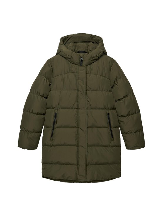 Superdry - Hooded Sports Puffer Mid -toppatakki - GVK WASHED KHAKI | Stockmann - photo 1