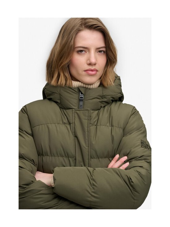 Superdry - Hooded Sports Puffer Mid -toppatakki - GVK WASHED KHAKI | Stockmann - photo 5