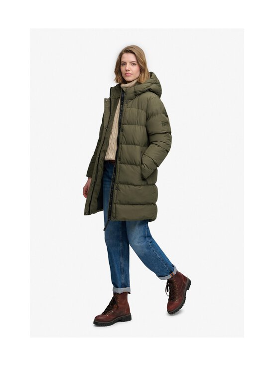 Superdry - Hooded Sports Puffer Mid -toppatakki - GVK WASHED KHAKI | Stockmann - photo 7
