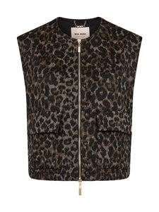 MOS MOSH - MMElise Leo stepēta veste - 801 BLACK | Stockmann