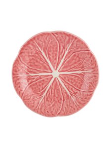 Bordallo Pinheiro - Cabbage-lautanen 19 cm - PINK, WHITE | Stockmann