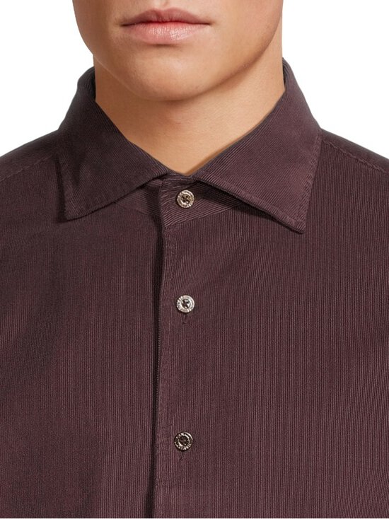 Canali - Vakosamettipaita - GM03361 914 RED | Stockmann - photo 4