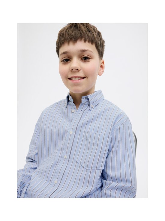 JACK & JONES junior - JorTheo Boxy Oxford -kauluspaita - CASHMERE BLUE STRIPES:STRIPES - photo 6 JACK & JONES junior - JorTheo Boxy Oxford -kauluspaita - CASHMERE BLUE STRIPES:STRIPES | Stockmann - photo 6