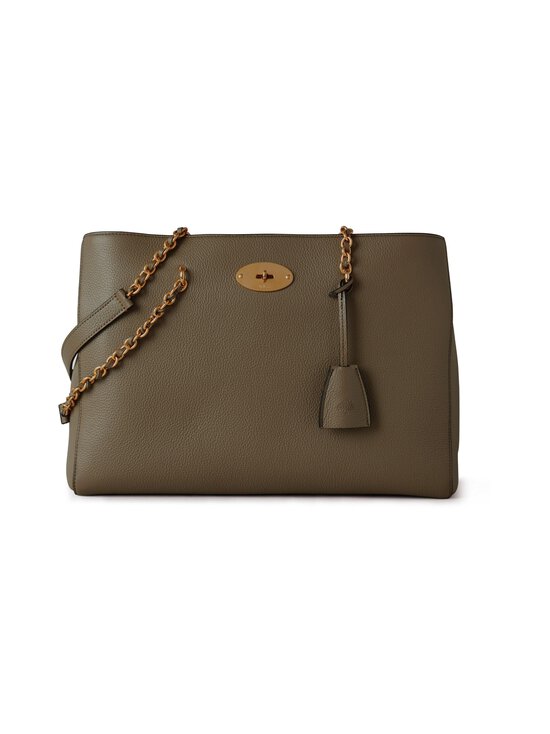 Mulberry - Lily Chain Tote Small Classic Grain -olkalaukku - R563 LINEN GREEN - photo 1 Mulberry - Lily Chain Tote Small Classic Grain -olkalaukku - R563 LINEN GREEN | Stockmann - photo 1