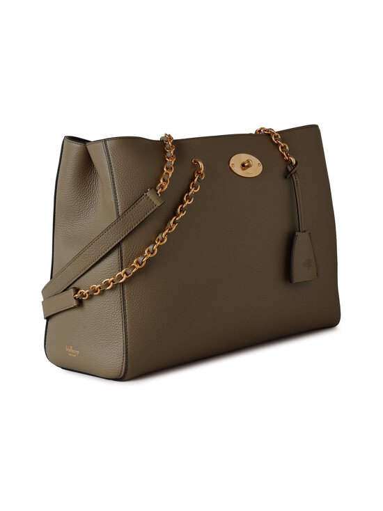 Mulberry - Lily Chain Tote Small Classic Grain -olkalaukku - R563 LINEN GREEN - photo 3 Mulberry - Lily Chain Tote Small Classic Grain -olkalaukku - R563 LINEN GREEN | Stockmann - photo 3