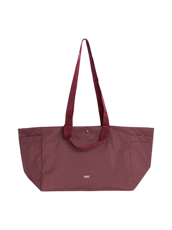 HAY - Reisikott Grid Weekend Bag Small - BURGUNDY | Stockmann - photo 1
