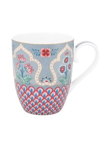PIP Studio - Flower Festival Scallop Lielā krūze 350 ml - BLUE | Stockmann