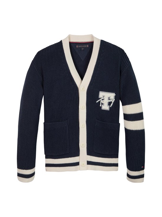 Tommy Hilfiger - Varsity Graphic V-Neck -neuletakki - C1G DARK NIGHT NAVY - photo 1 Tommy Hilfiger - Varsity Graphic V-Neck -neuletakki - C1G DARK NIGHT NAVY | Stockmann - photo 1