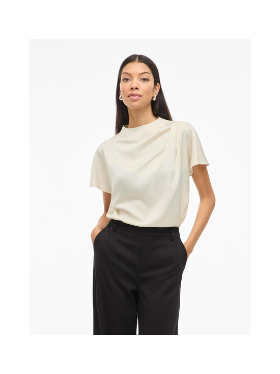 Vila - Vielmina Funnel Neck blūze - BIRCH - photo 3 Vila - Vielmina Funnel Neck blūze - BIRCH | Stockmann - photo 3