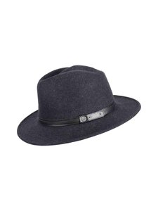Bugatti - Fedora Plain Wool -hattu - 960 GREY | Stockmann