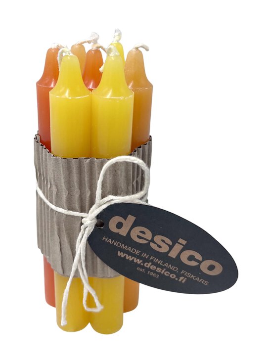 Desico - Crown Candle Bundle -kynttilä 7 kpl - YELLOW-ORANGE SPRING MIX | Stockmann - photo 1