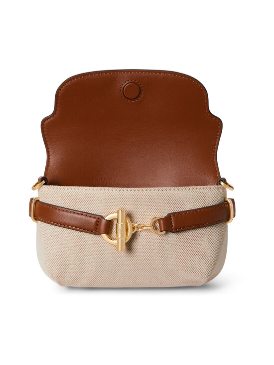 Lauren Ralph Lauren - Crossbody Small -laukku - NTRL/BUFF CANVAS/LAUREN TAN | Stockmann - photo 4