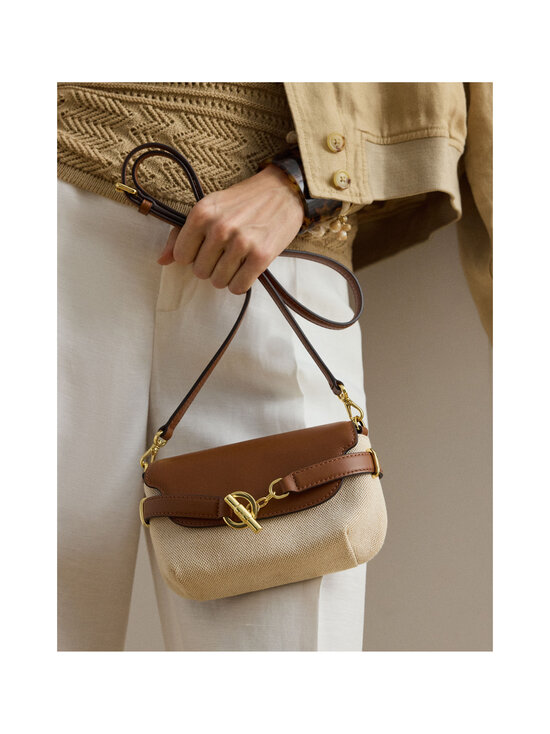 Lauren Ralph Lauren - Crossbody Small -laukku - NTRL/BUFF CANVAS/LAUREN TAN | Stockmann - photo 7